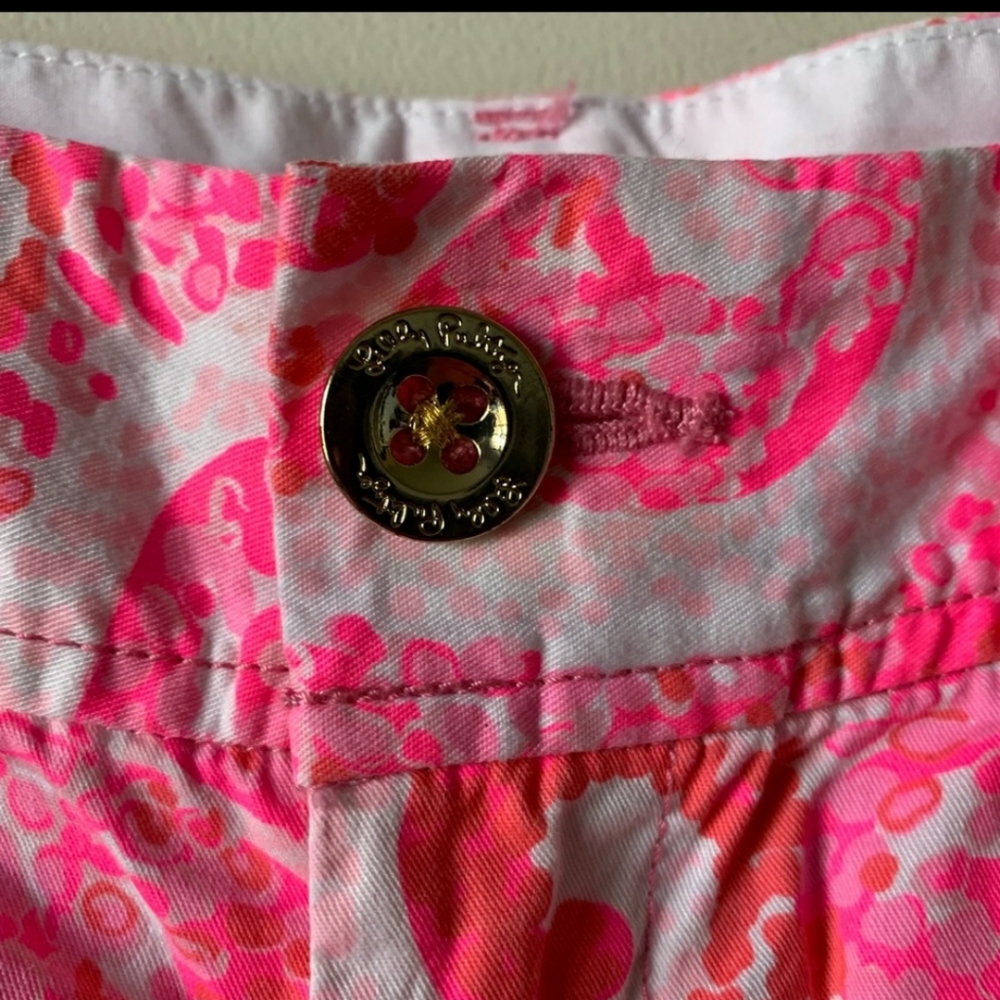 Lilly Pulitzer The Walsh Pink Shorts Size 00 - Picture 3 of 7